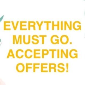 Make offers and bundles! Need stuff gone!!!